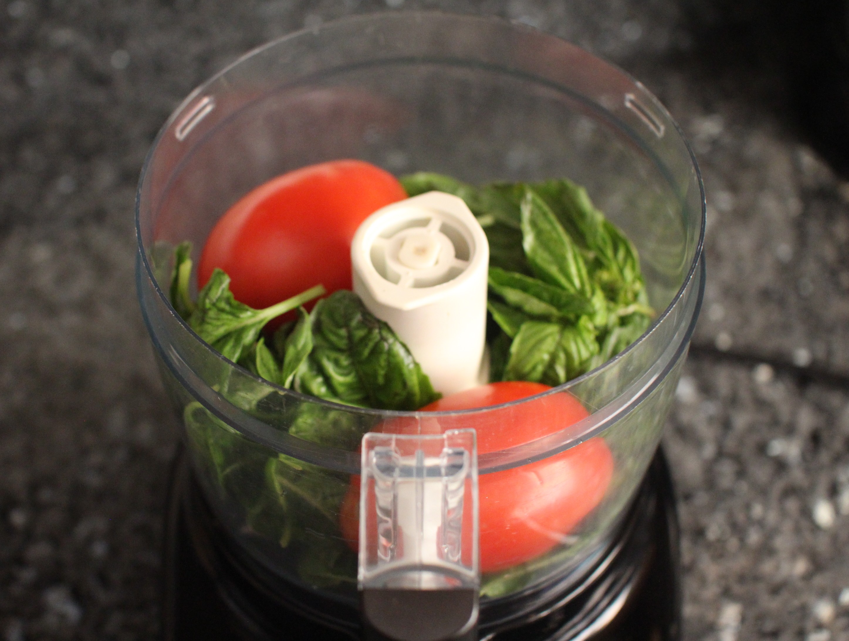 Tomato Basil Salmon with Balsamic Syrup